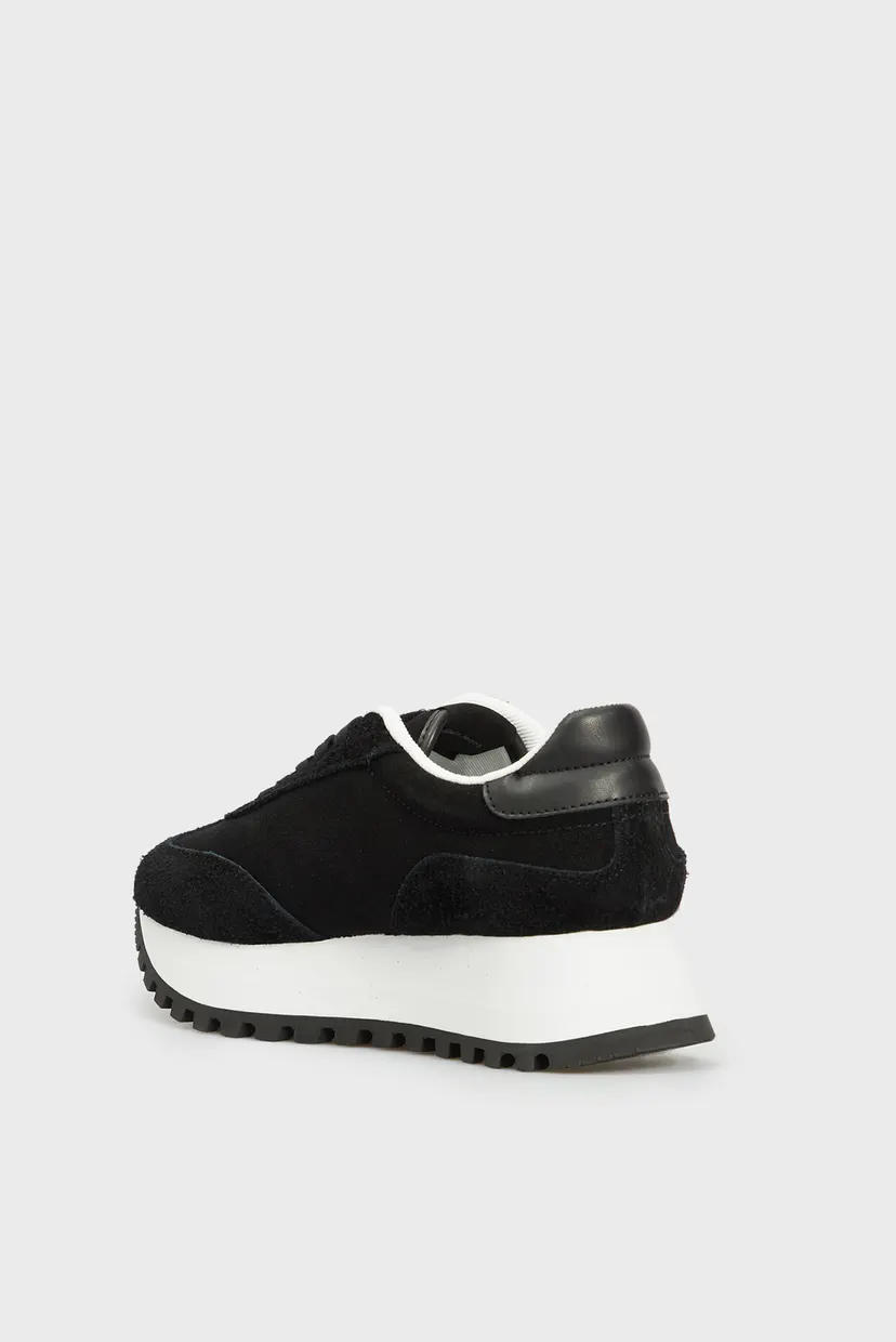 Женские черные замшевые кроссовки RUNNER LACEUP ML SUEDE 5
