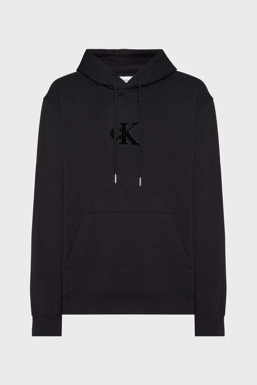 Мужское черное худи 350GSM FLEECE 6