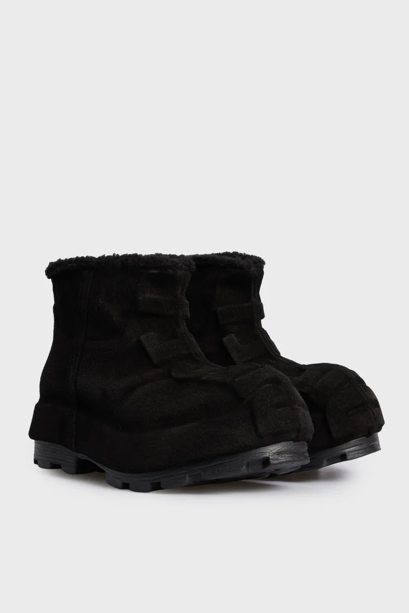 Черные замшевые полусапоги HAMMER / D-HAMMER CH MD BOOTS 3