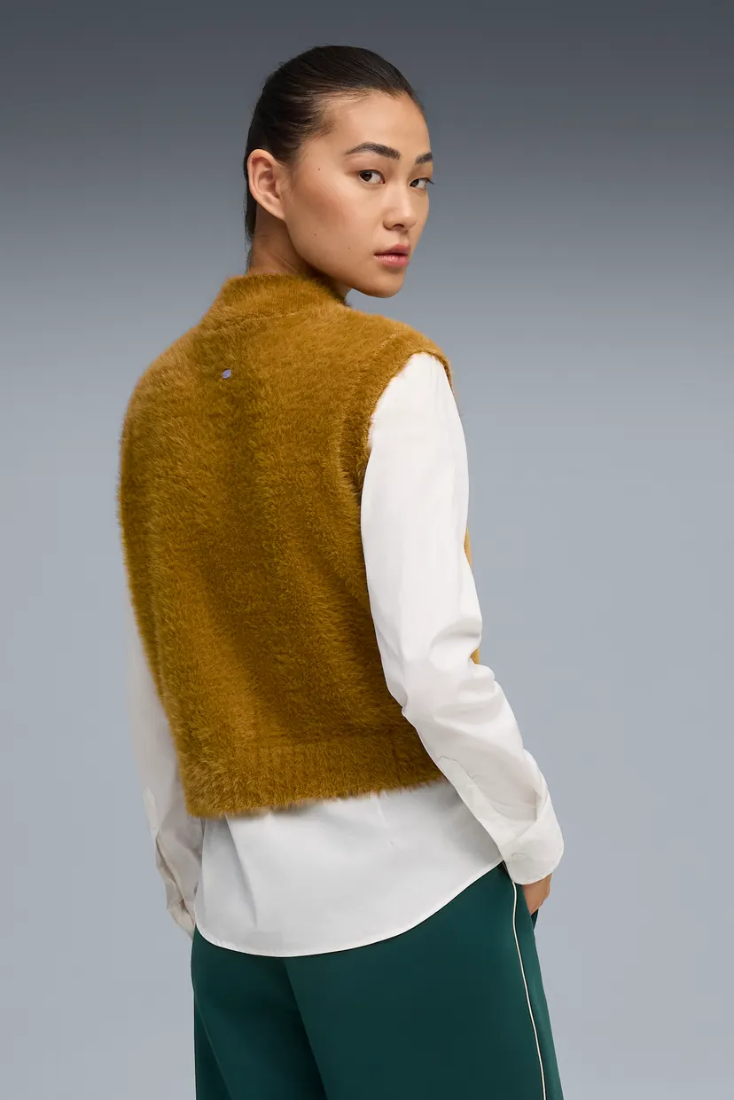 Жіночий гірчичний жилет YONA Full-Zip Vest Women 3