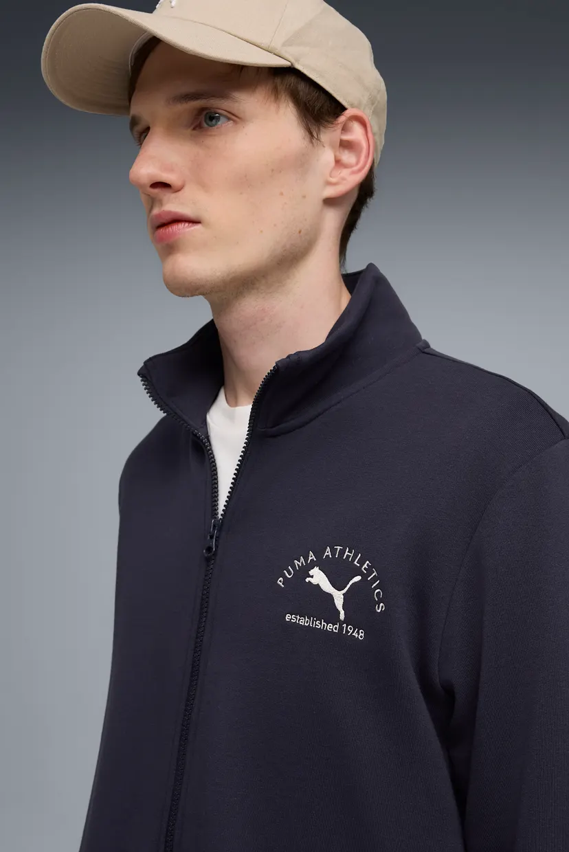 Чоловічий темно-синій спортивний костюм (кофта, штани) PUMA Class Tracksuit Men 3