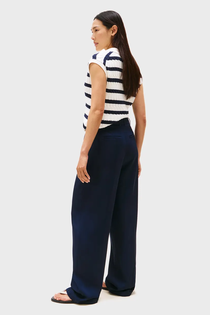 Жіночі темно-сині брюки VIS TWILL STRAIGHT 3