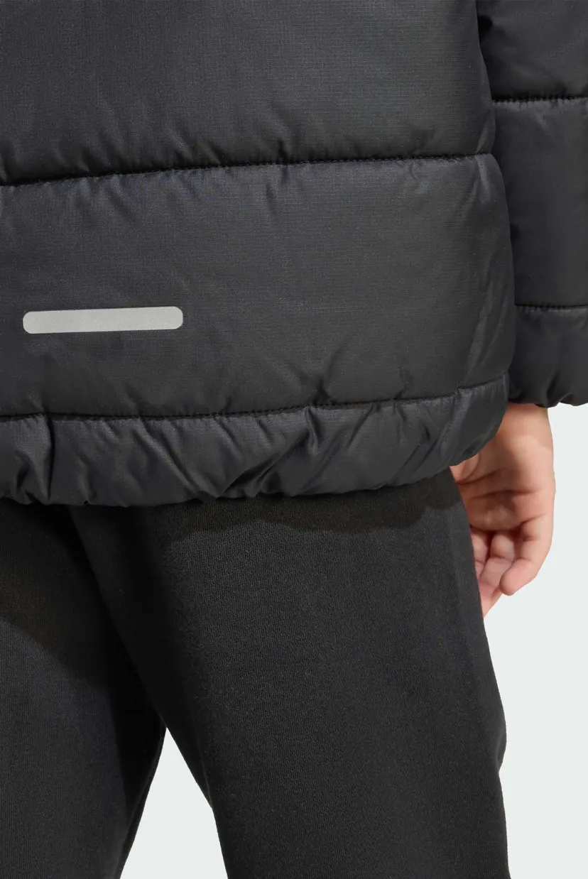 Дитяча чорна куртка Essentials 3-Stripes Padded Kids 5