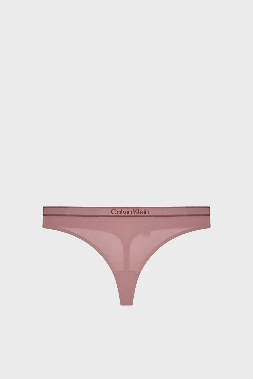Женские розовые трусики THONG 8