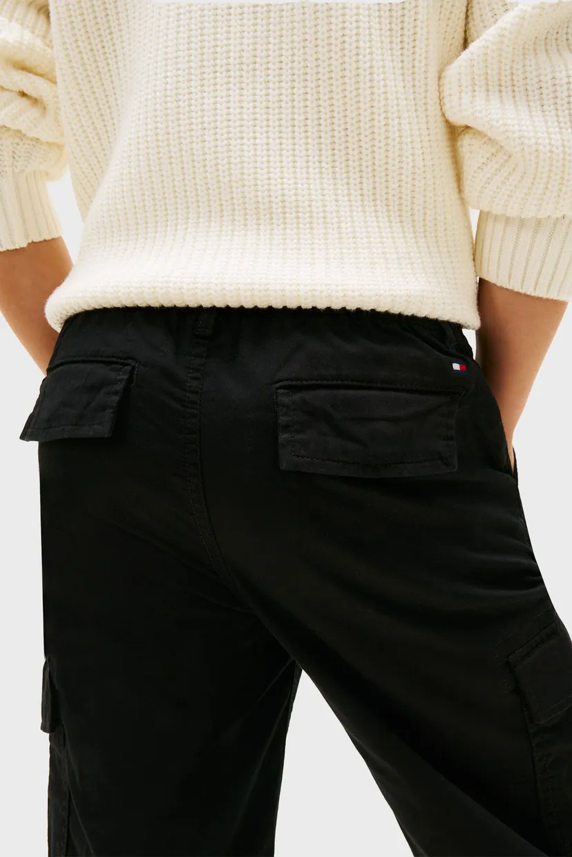 Детские черные брюки TWILL CARGO RELAXED 4