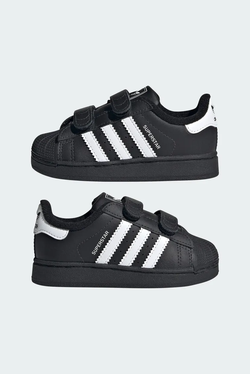 Детские черные сникерсы Superstar II Comfort Closure Kids 7