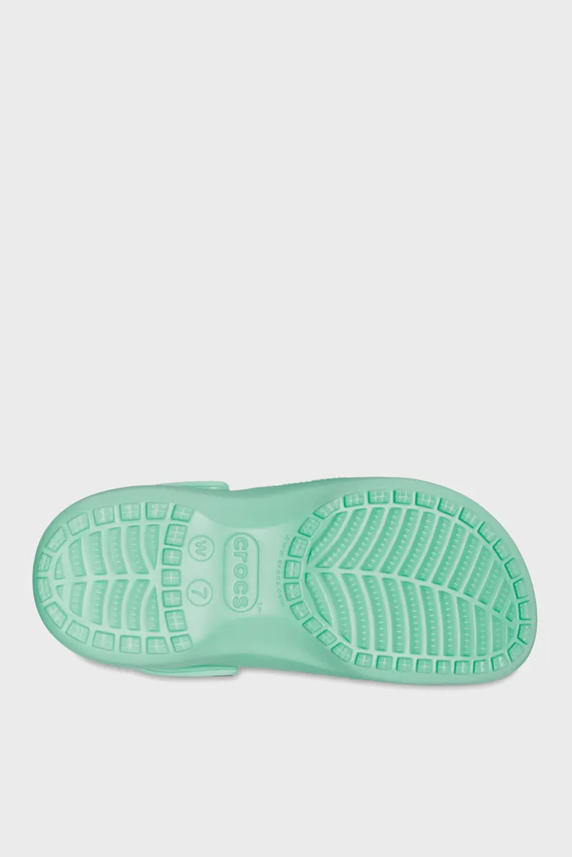 Жіночі бірюзові клоги Classic Platform Clog W 6
