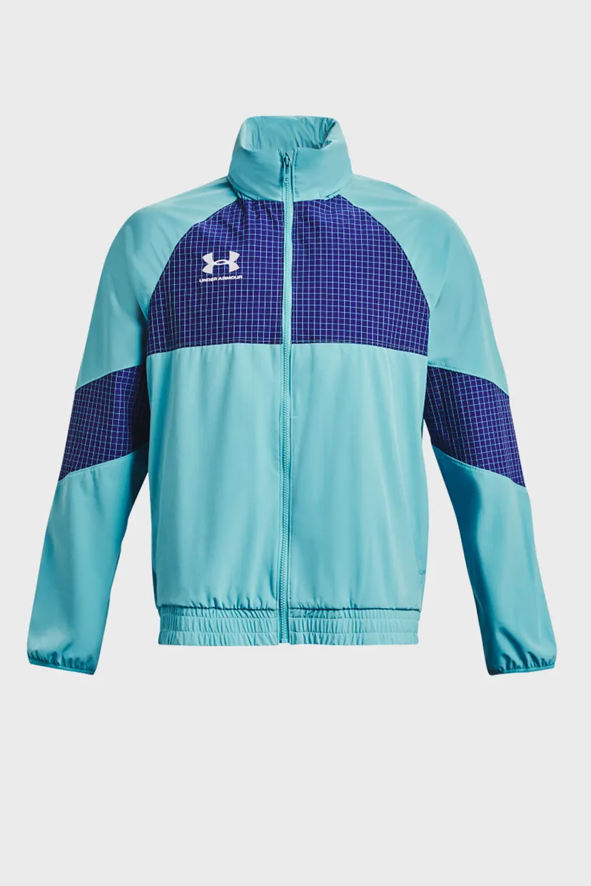 Мужская голубая ветровка UA  Accelerate Track Jacket 5