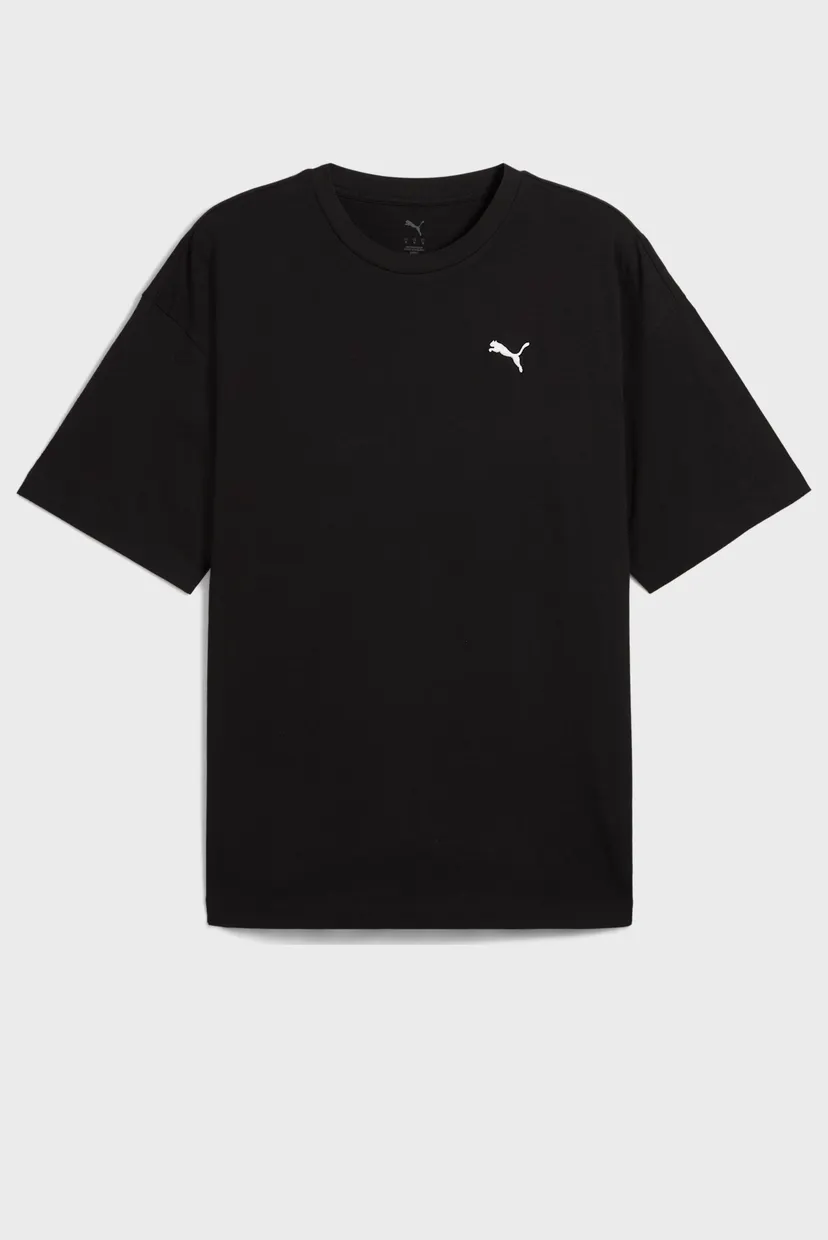 Чоловіча чорна футболка WARDROBE ESS Oversized Tee Men 4