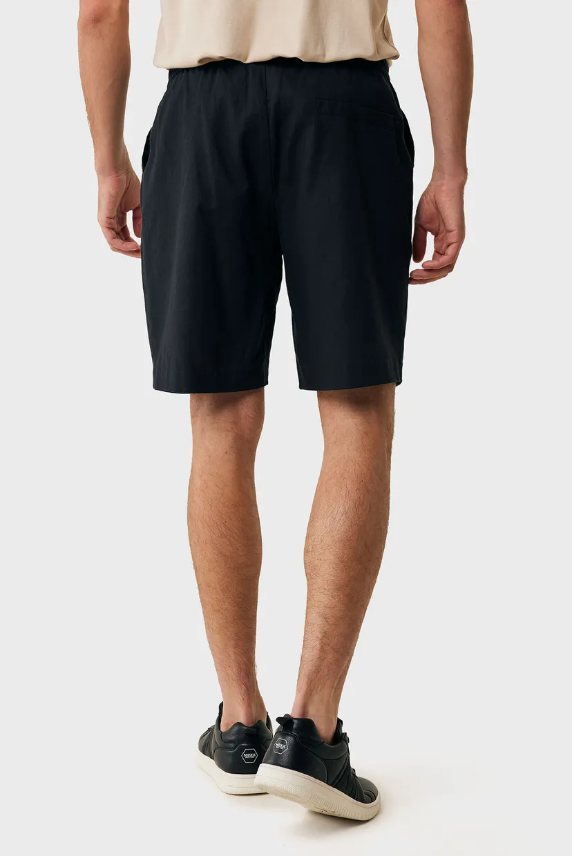 Чоловічі чорні лляні шорти DANIEL Basic linen shorts 3