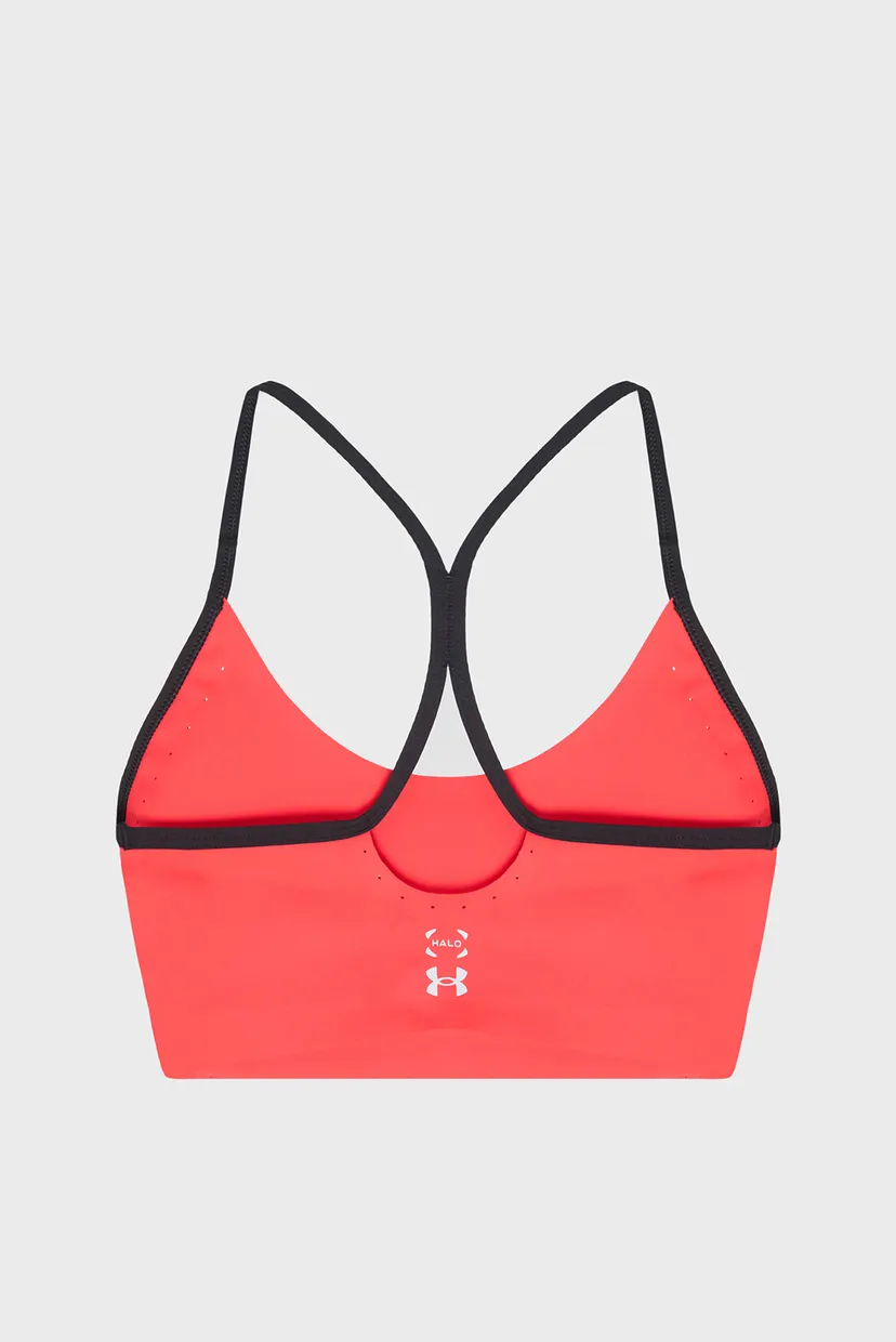 Жіночий червоний топ UA Halo Bonded Bra 10