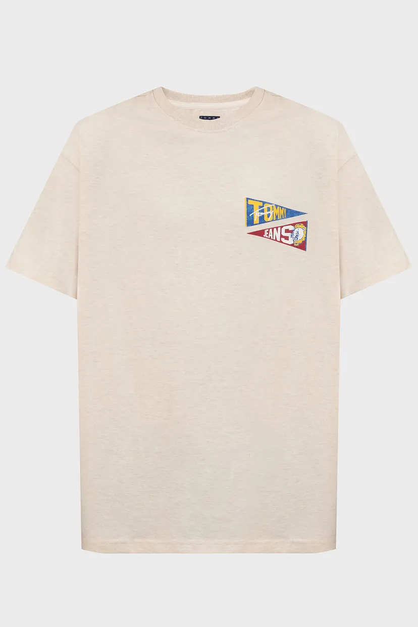 Мужская бежевая футболка TJM RLX UNI FLAG TIGER TEE 6
