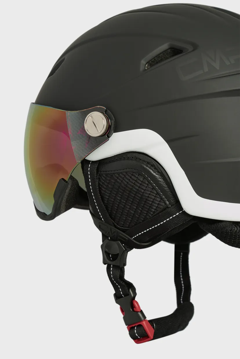 Черный горнолыжный шлем WA-2 SKI HELMET WITH VISOR 3