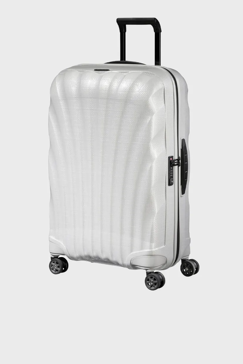 Белый чемодан 69 см C-LITE WHITE 5