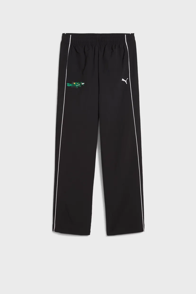 Детские черные спортивные брюки Super PUMA T7 Woven Pants Youth 4