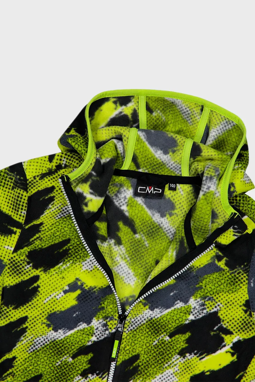 Дитяче салатове худі з візерунком FIX HOOD ARCTIC FLEECE 5