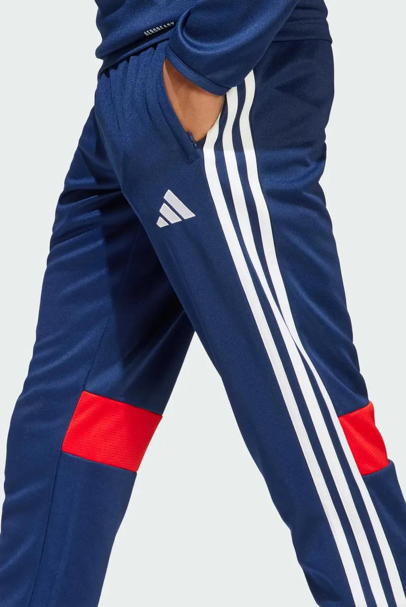 Детские синие спортивные брюки Tiro 25 Essentials Kids 4