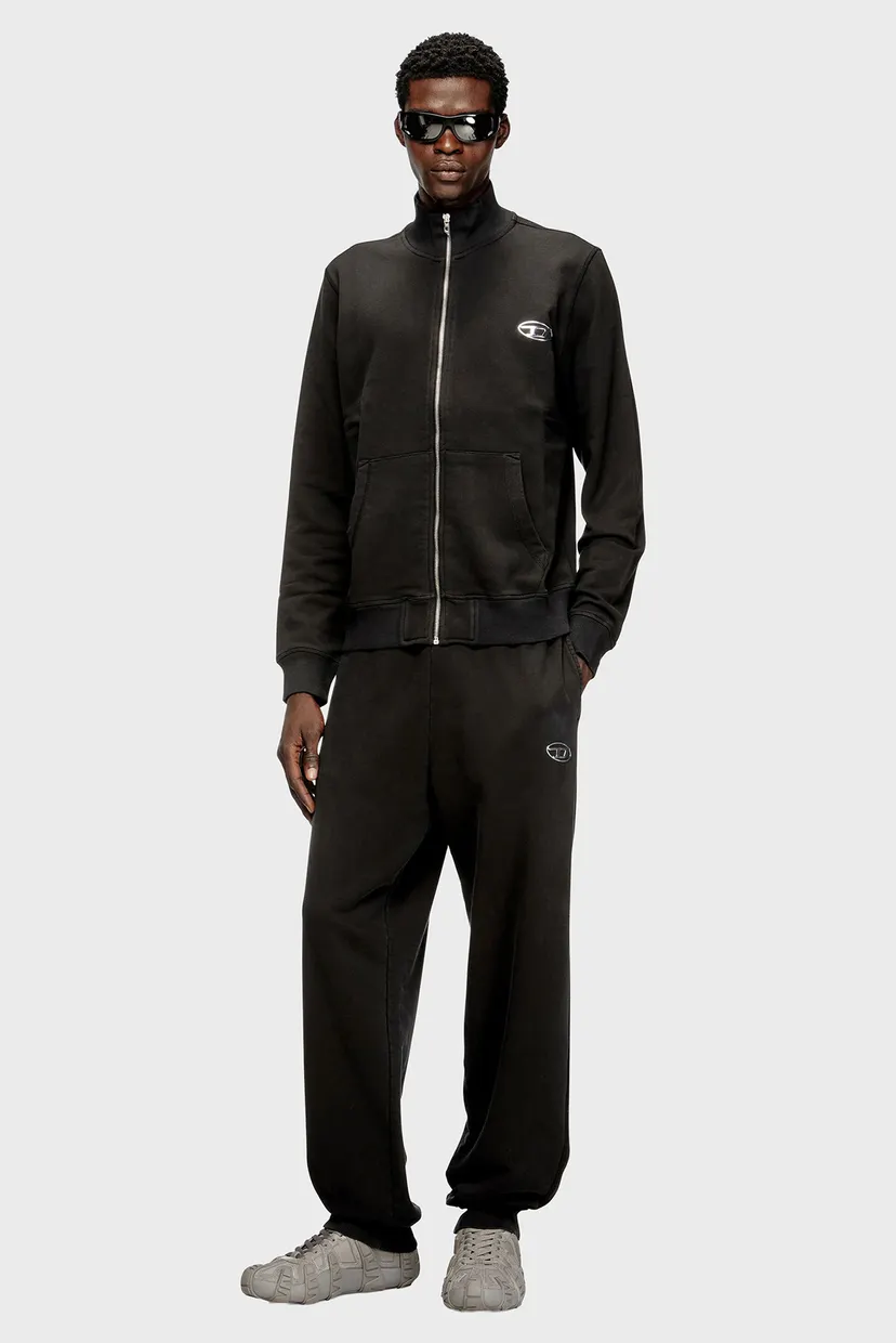Чоловіча чорна спортивна кофта FELPA Diesel A21873 0BKBW — MD-Fashion