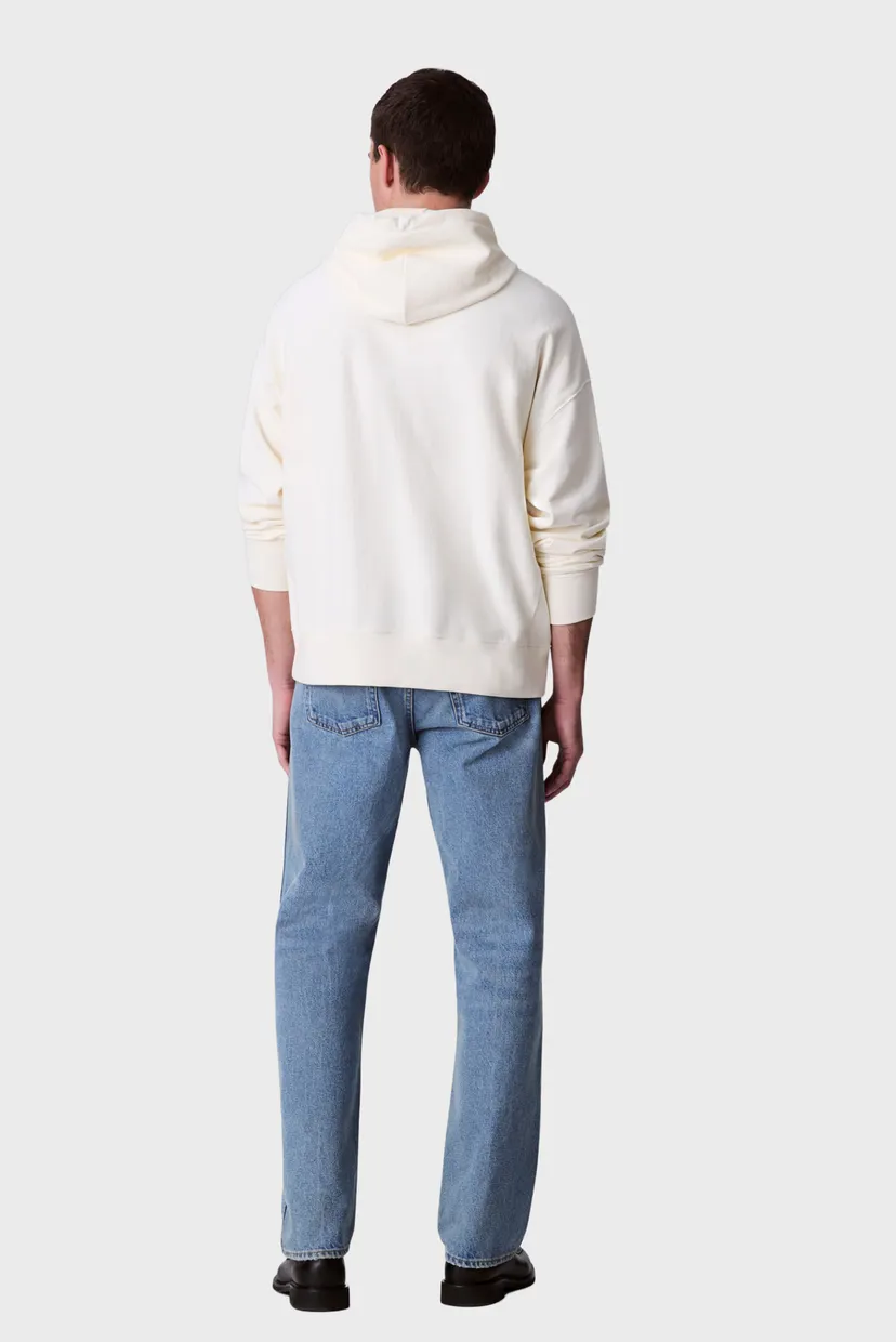 Мужское белое худи PREMIUM TERRY MONOGRAM 3