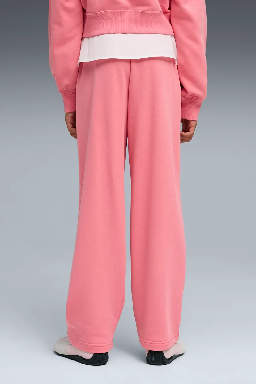 Дитячі рожеві спортивні штани Wardrobe Essentials Relaxed Wide Leg Sweatpants Youth 3