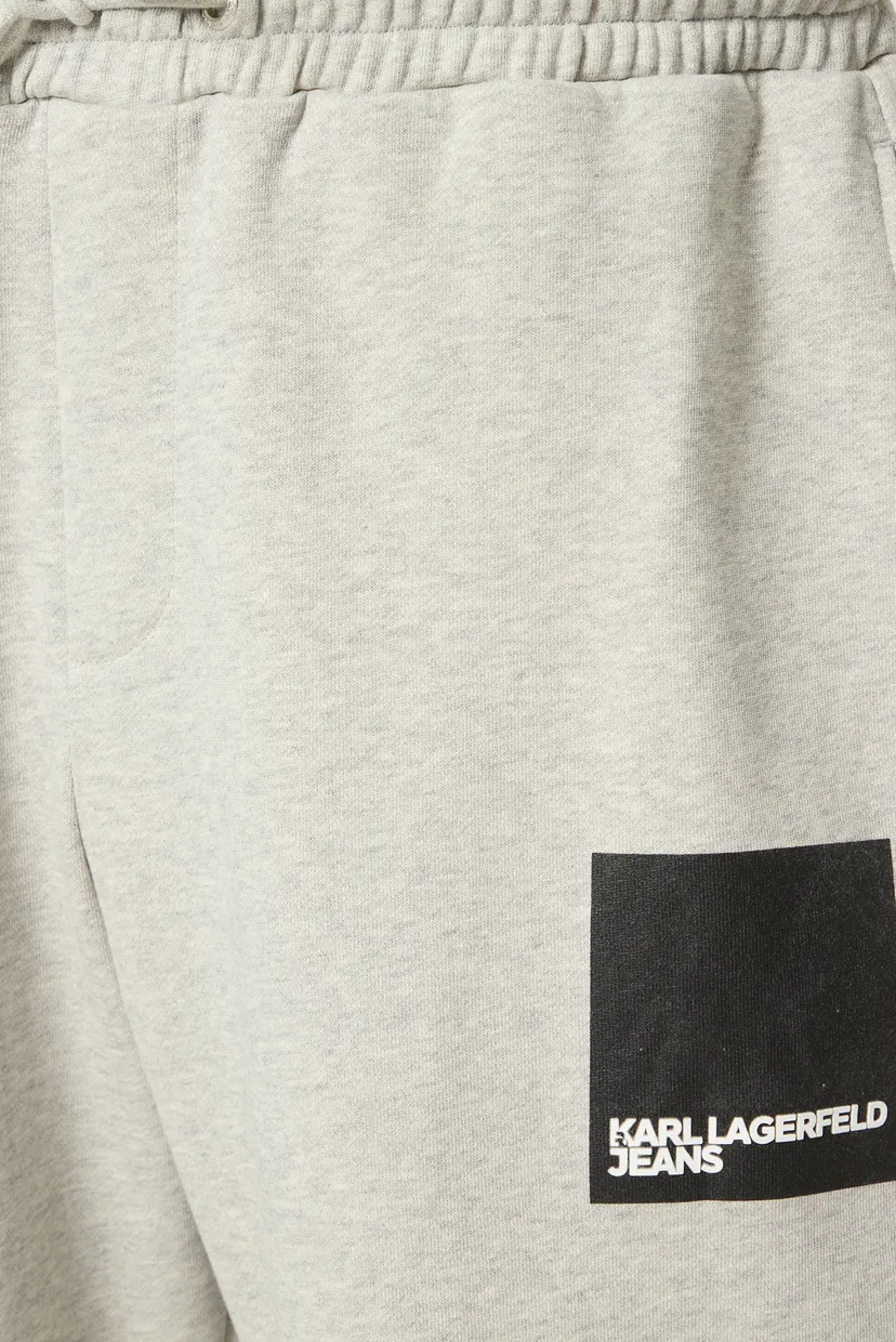 Чоловічі сірі спортивні штани klj box logo regular sweatpant 3