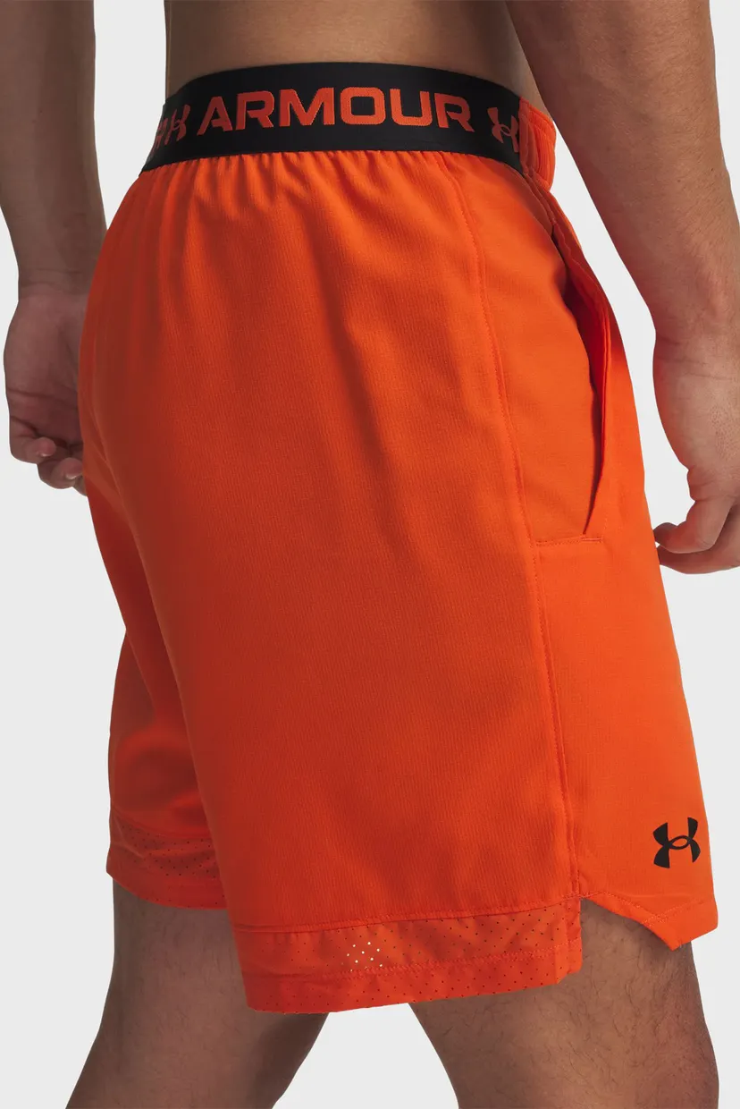 Чоловічі помаранчеві шорти UA Vanish Woven 6in Shorts 4