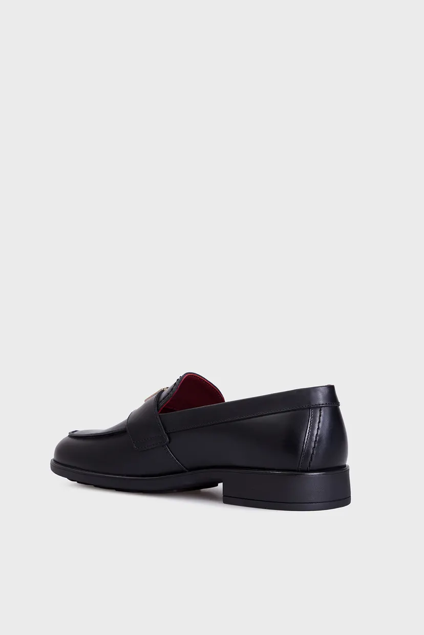Женские черные кожаные лоферы TH LEATHER CLASSIC LOAFER 5