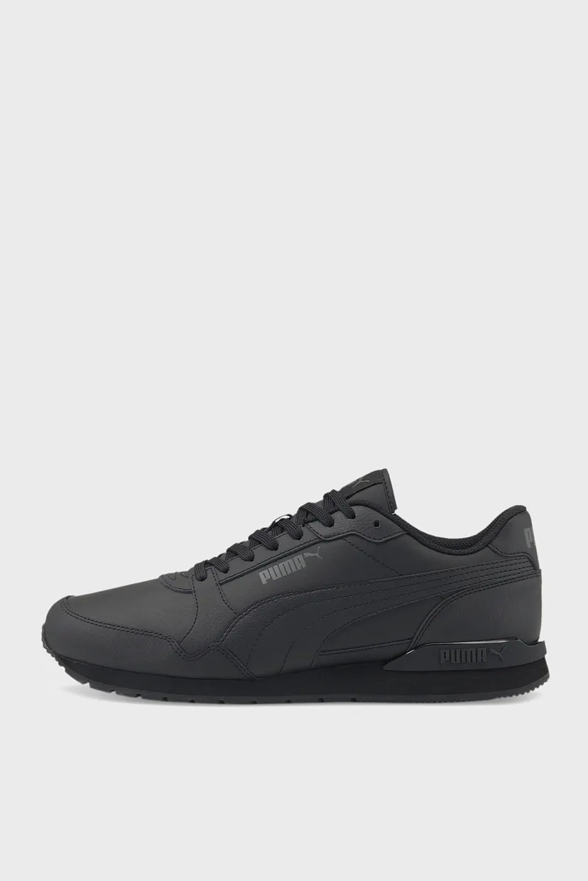 Чорні шкіряні кросівки ST Runner v3 L Trainers 5