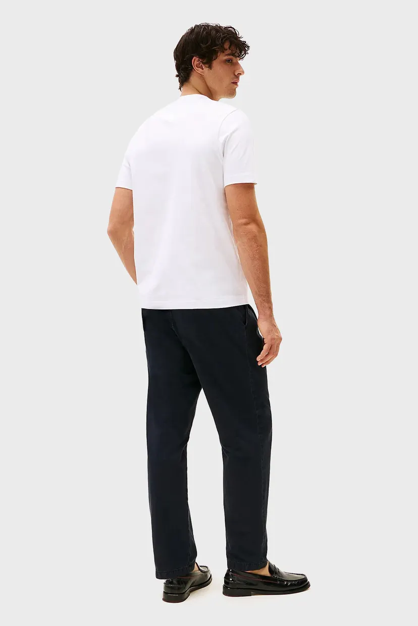 Чоловіча біла футболка HILFIGER ARCH POCKET 3