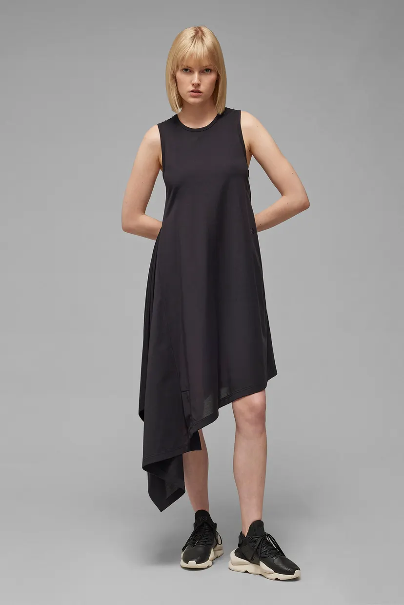 Женский черный сарафан Y-3 Asymmetrical adidas IV8226 — MD-Fashion