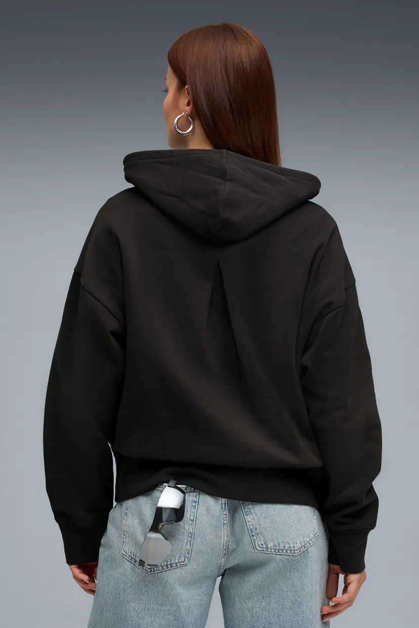 Женское черное худи HER Oversized Hoodie Women 3