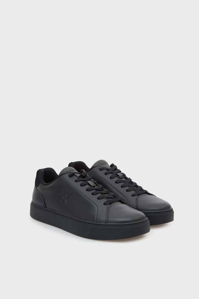 Мужские черные кожаные сникерсы CLASSIC CUPSOLE 3