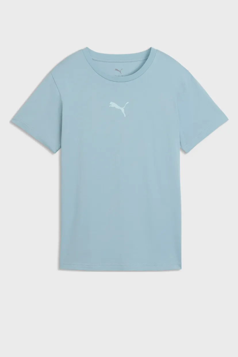 Женская голубая футболка Essentials Elevated Logo Tee Women 4