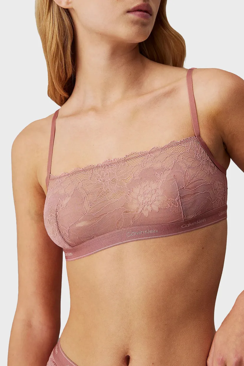 Женский розовый бюстгальтер UNLINED BRALETTE 4