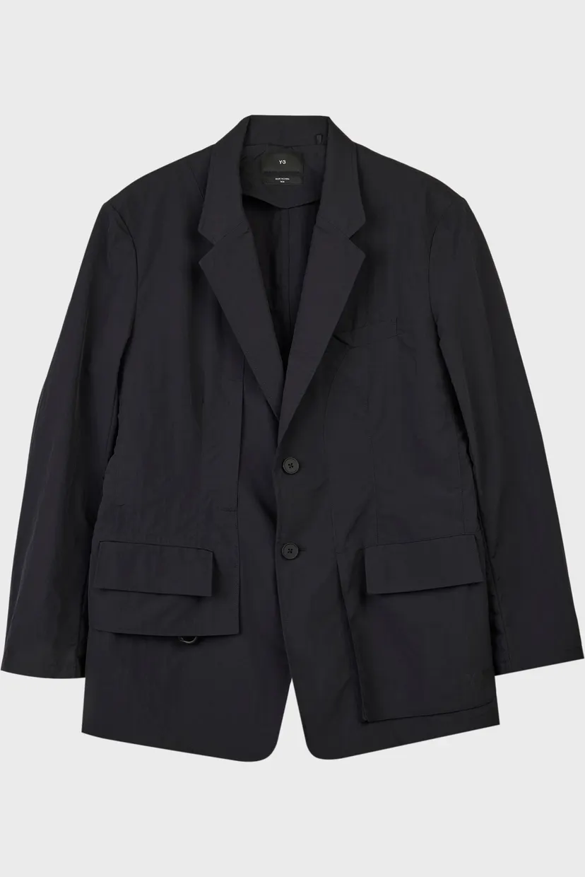 Чорний блейзер Y-3 Crinkle Nylon (унісекс) 7