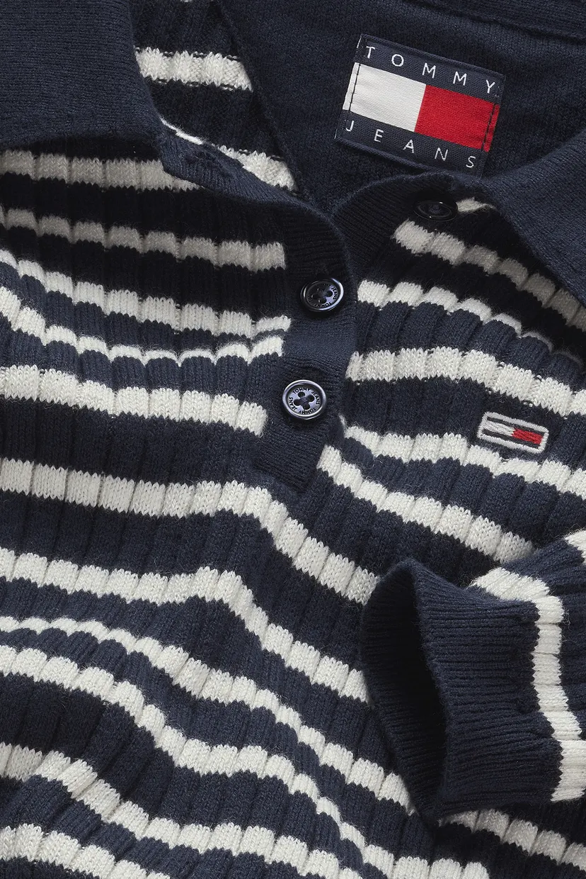 Женское поло в полоску TJW ESSENTIAL LS POLO 5