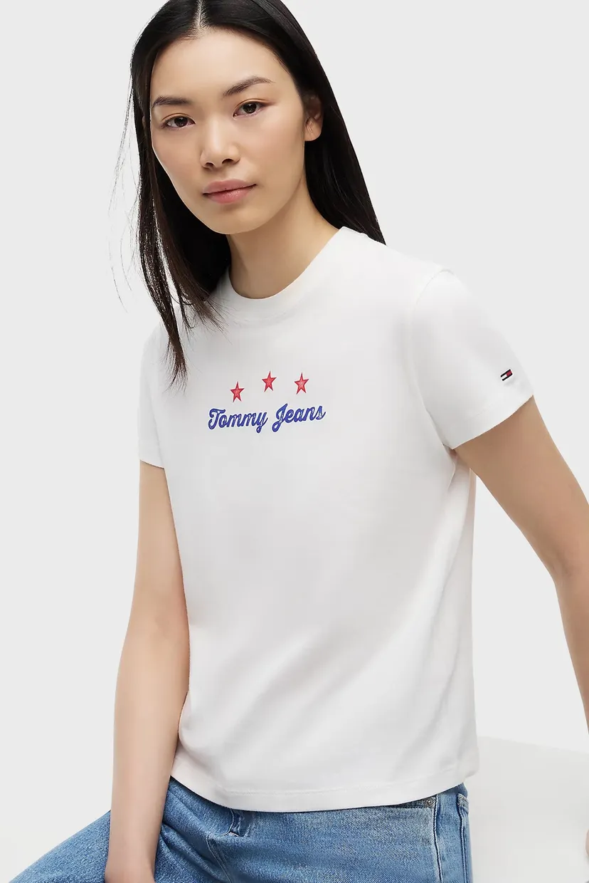 Жіноча біла футболка REG NOVELTY STAR TEE 4