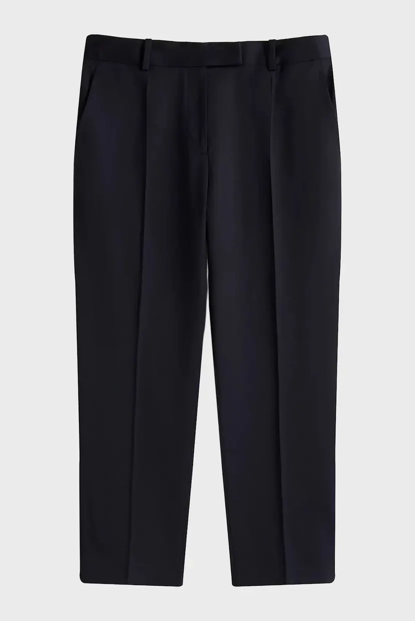 Женские черные брюки TIMELESS WOOL SLIM 5