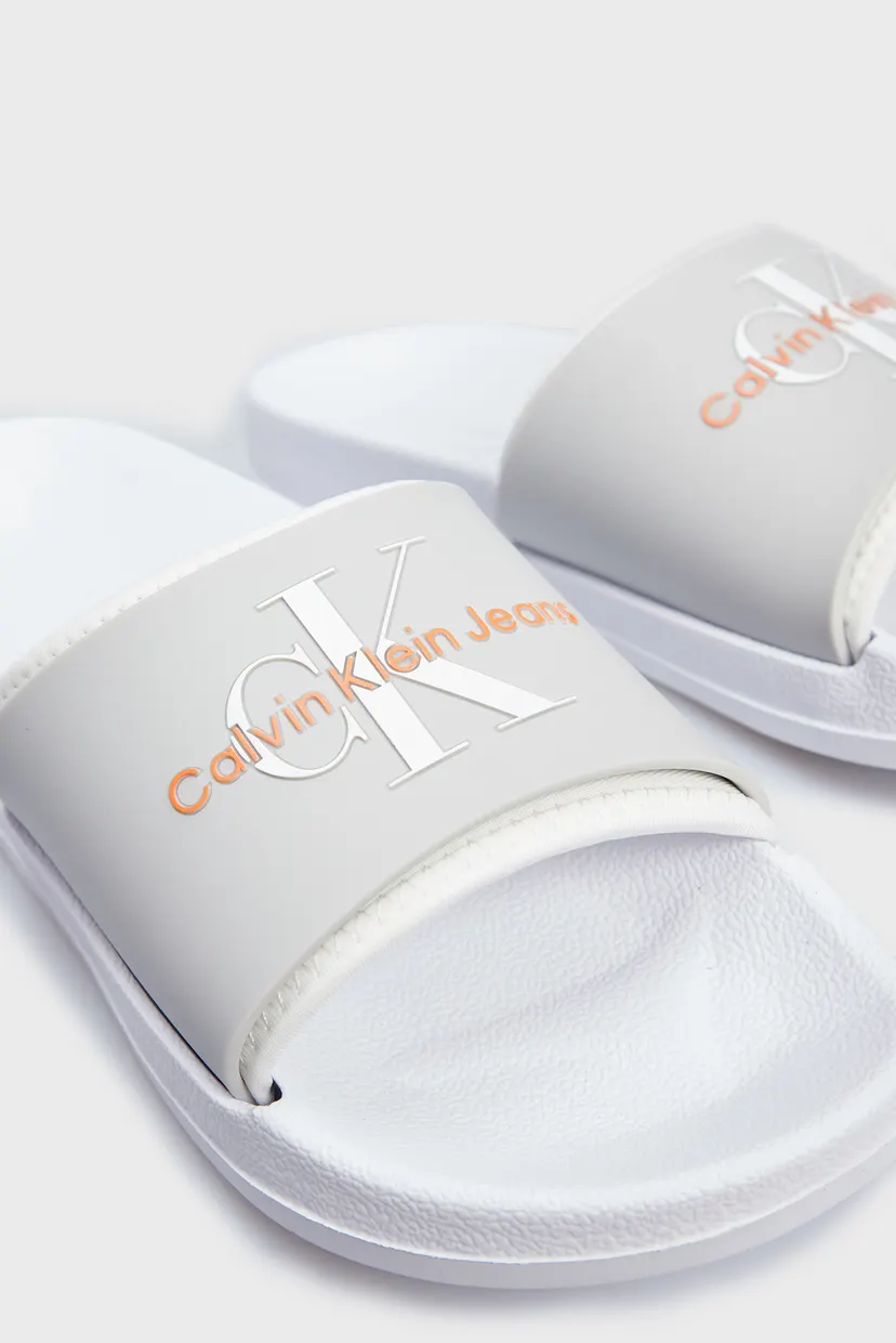Женские белые слайдеры SLIDE MONOGRAM 5