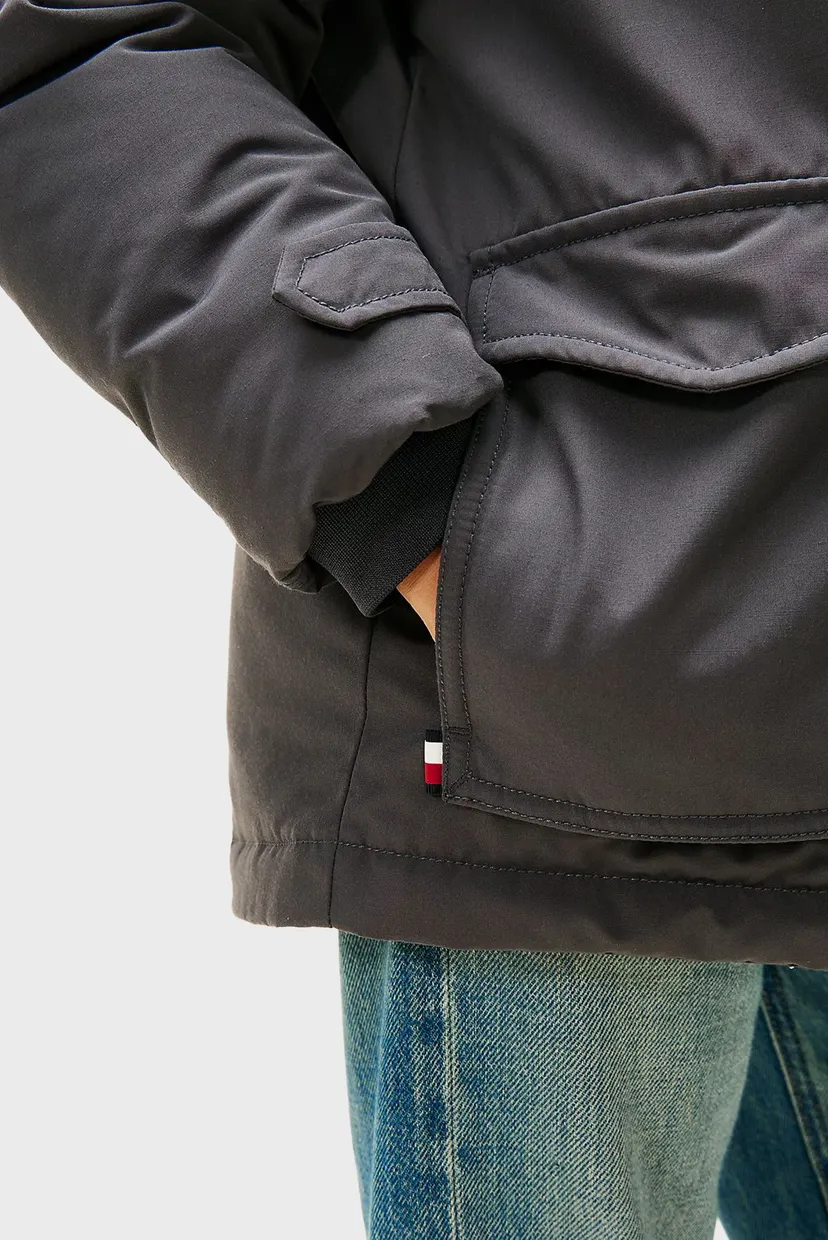 Детская серая парка HOODED 5