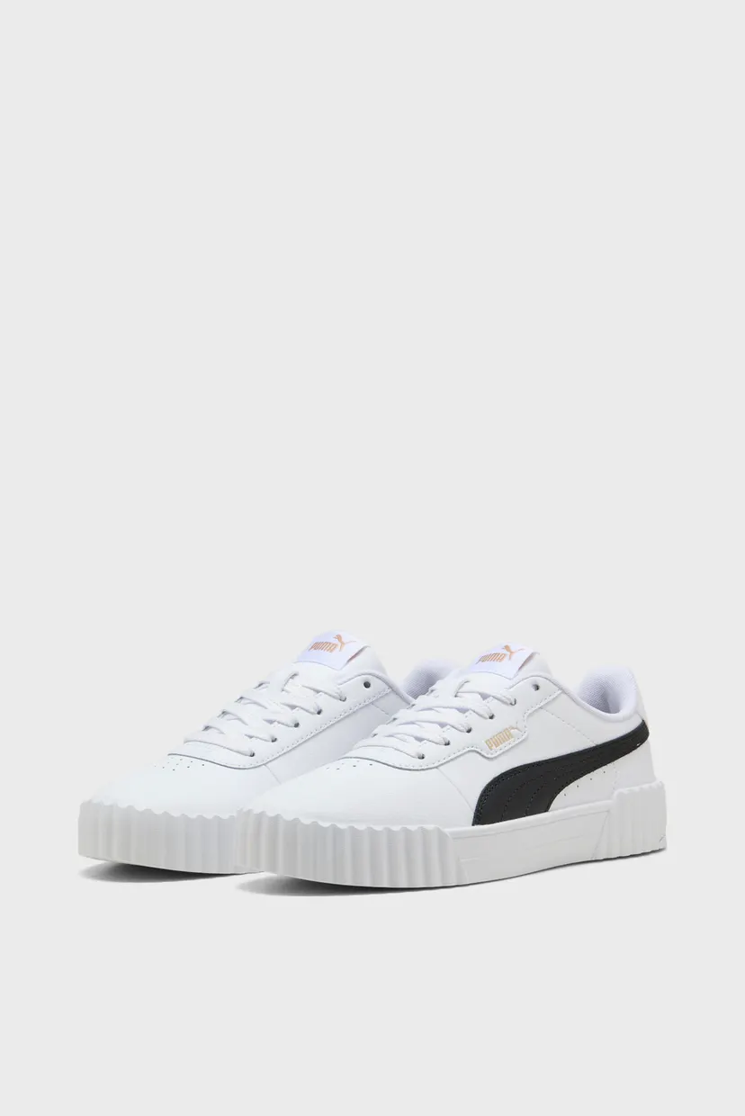 Женские белые кожаные сникерсы Carina 3.0 Sneakers Women 3