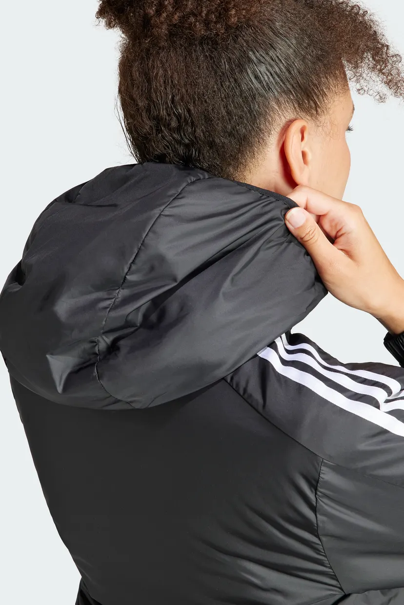 Женская черная куртка Essentials 3-Stripes Insulated 5