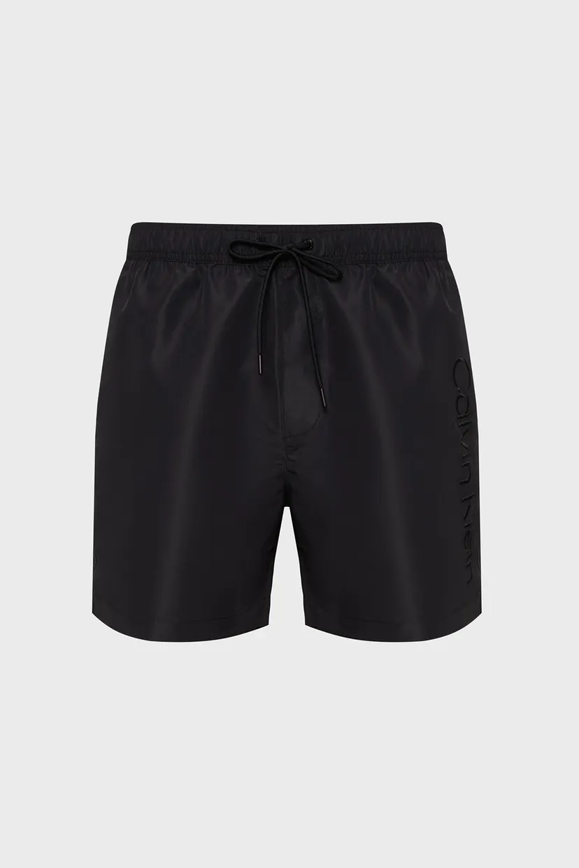 Чоловічі чорні плавальні шорти MEDIUM DRAWSTRING 6