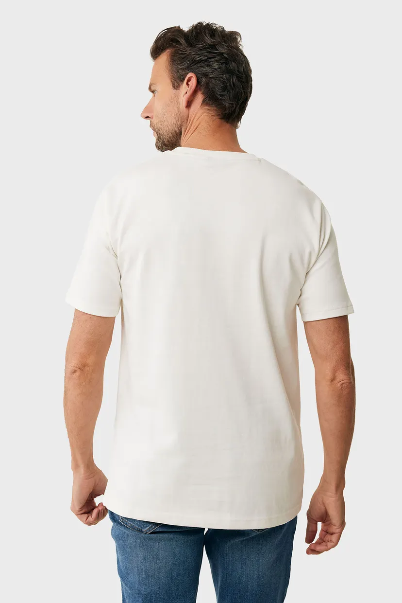 Чоловіча біла футболка Premium t-shirt regular fit 3