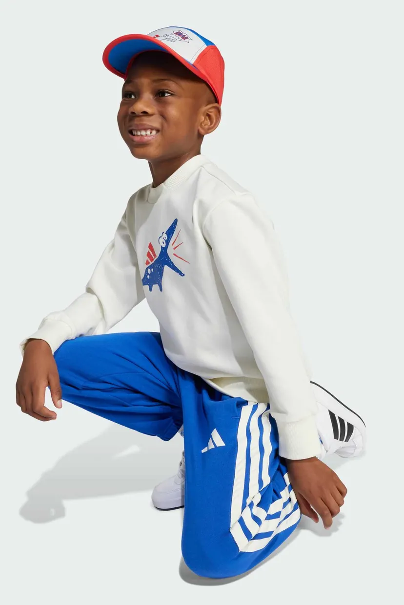 Детский спортивный костюм (свитшот, брюки) Seasonal Essentials Adiraptor Fleece Little Kids 5