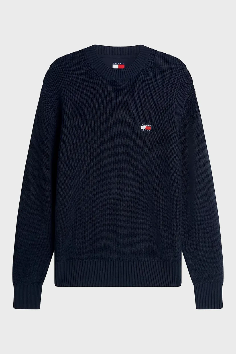 Мужской темно-синий свитер REG BADGE SWEATER 5