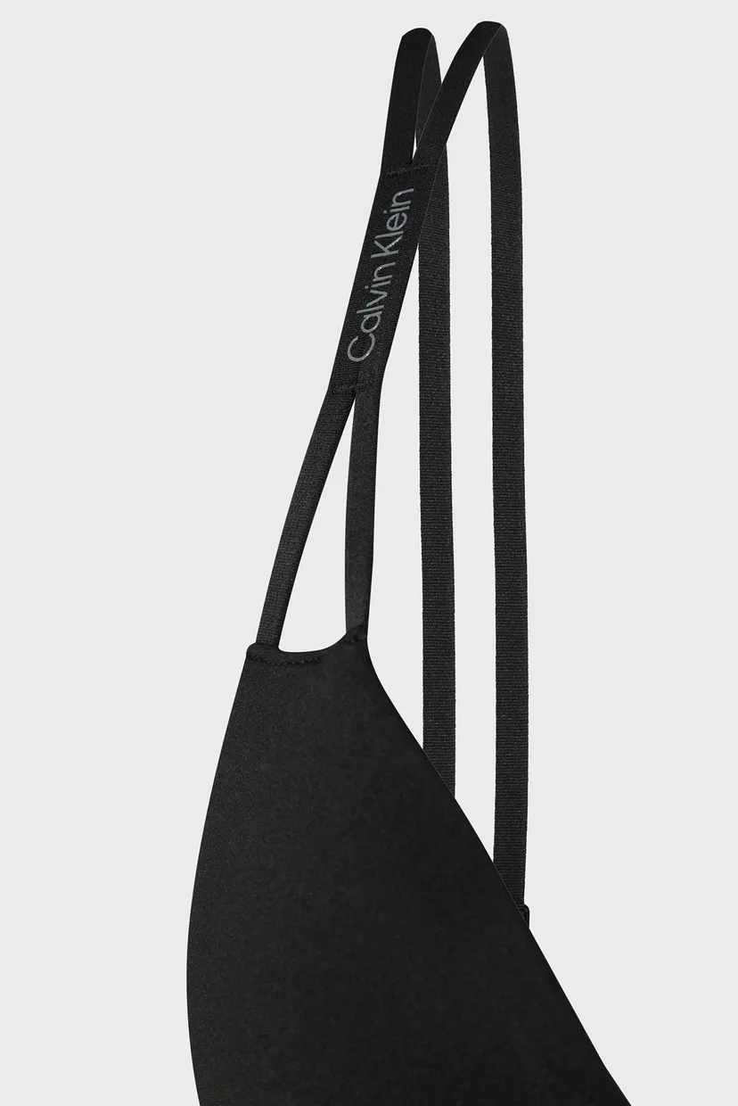 Женский черный лиф от купальника LONGLINE TRIANGLE RP 5