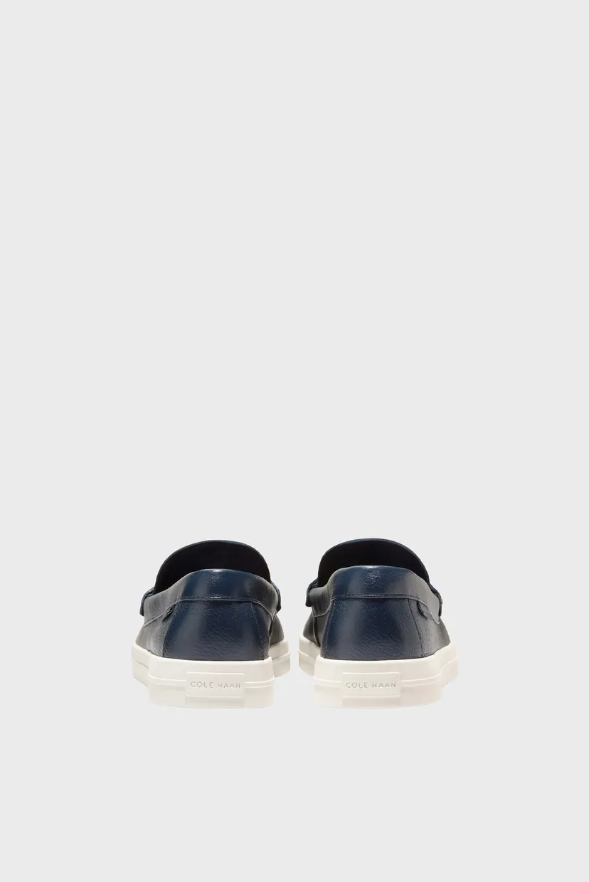 Мужские темно-синие кожаные лоферы Nantucket Drift Penny Loafer 4