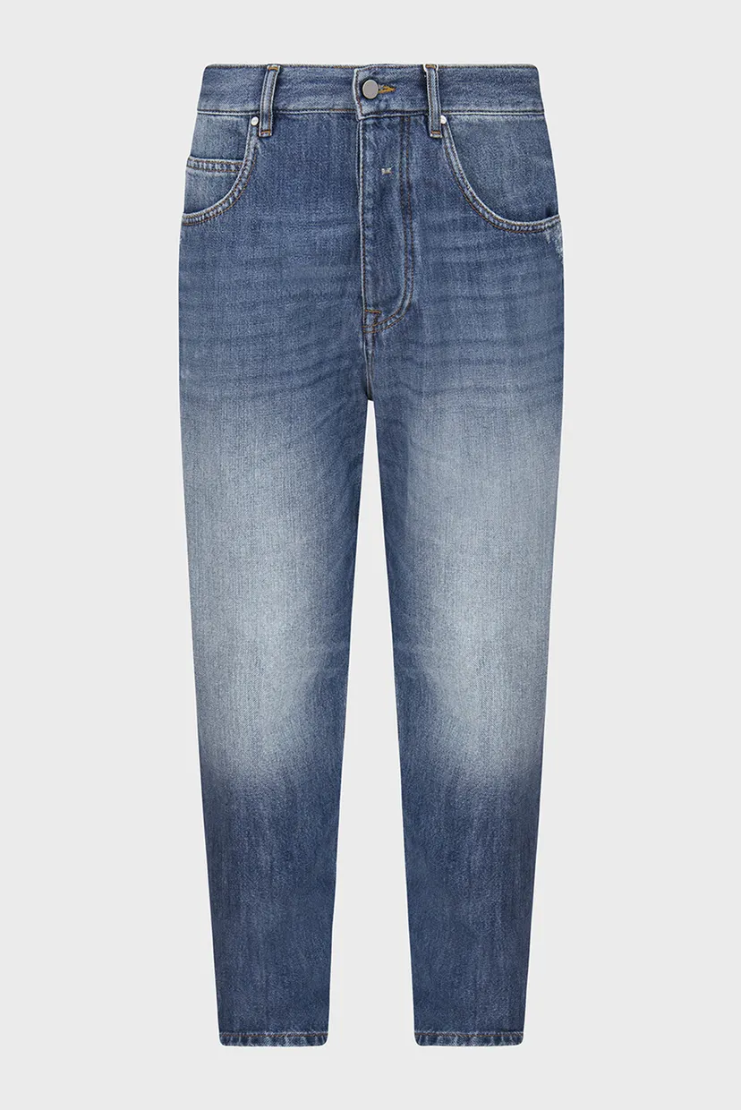 Чоловічі сині джинси Toni 10231 stone wash 5