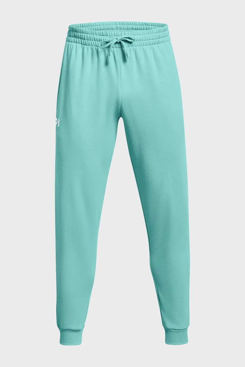 Мужские бирюзовые спортивные брюки UA Rival Fleece Joggers 5